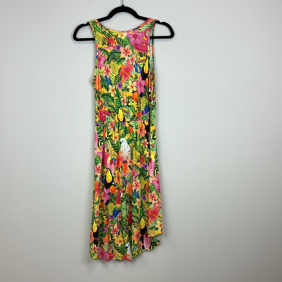 Emma Jayne X H&M Girls Dress Jungle Safari Birds Flowers Fruit Size 12-14 NWT - Picture 6 of 6